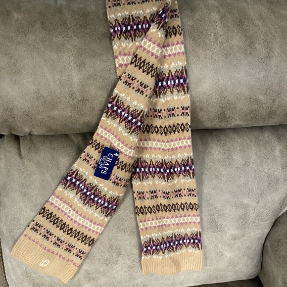 Chaps lambs wool blend scarf New w/tag - Picture 1 of 5